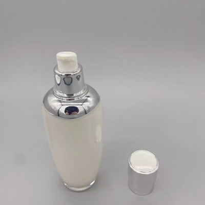 Skin Toner Cosmetic Lotion Pump Owalny cylinder Plastikowa butelka akrylowa PS