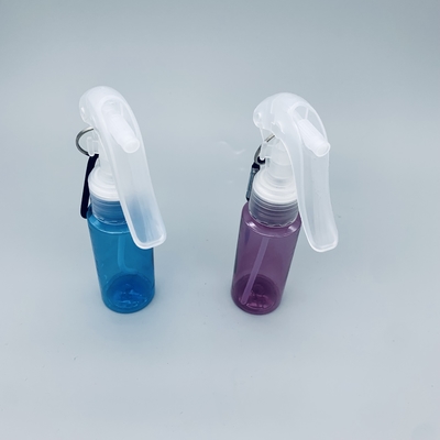 60ml Kolorowa pusta kosmetyczna butelka PET Butelka z alkoholem w sprayu