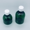 Ciemnozielony Pusty Hurtowy 50 ml 100 ml 150 ml Okrągła niestandardowa butelka na szampon PET Kosmetyczna plastikowa butelka z pompką