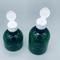 Ciemnozielony Pusty Hurtowy 50 ml 100 ml 150 ml Okrągła niestandardowa butelka na szampon PET Kosmetyczna plastikowa butelka z pompką