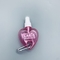 Mini Heart Leaf Shape Kosmetyczna butelka PET do dezynfekcji rąk z brelokiem